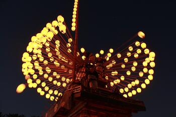 天王祭宵祭の様子