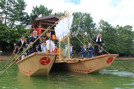 画像　尾張津島天王祭朝祭　市江車