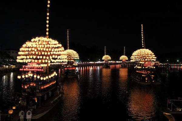 画像　平成26年尾張津島天王祭宵祭風景