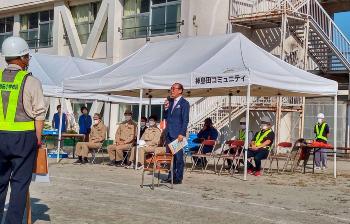 神島田小学校区自主防災訓練